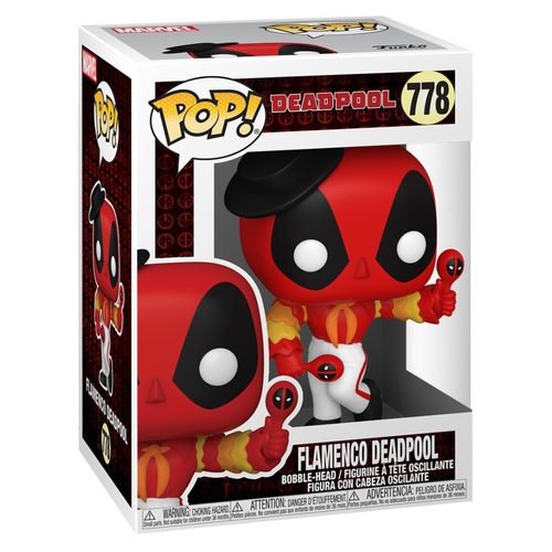  Funko POP! Bobble Marvel Deadpool 30th Flamenco Deadpool (,  1)