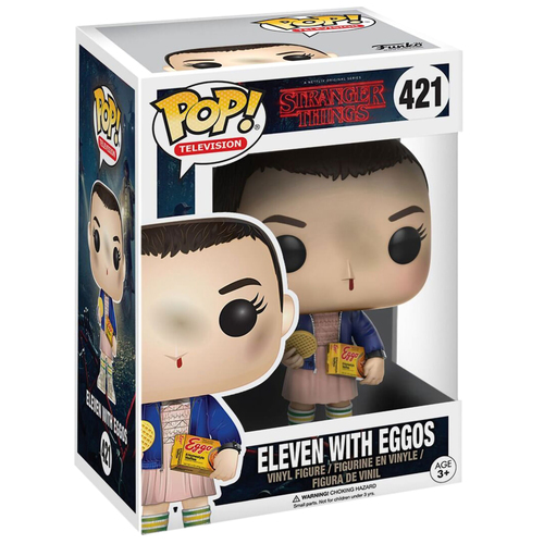  Funko POP! TV Stranger Things Eleven with Eggos w/Chase (421) (,  1)