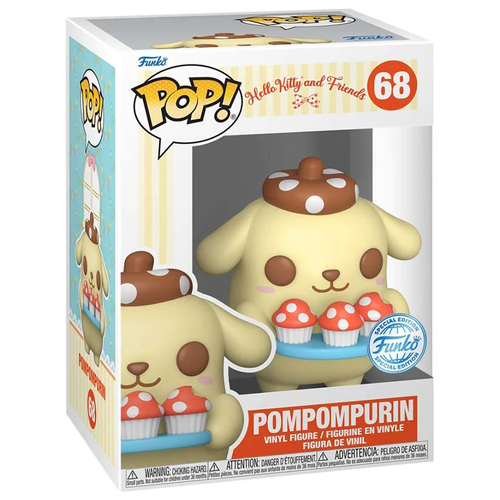  Funko POP! Hello Kitty And Friends Pompompurin with Tray (Exc) (68) (,  1)