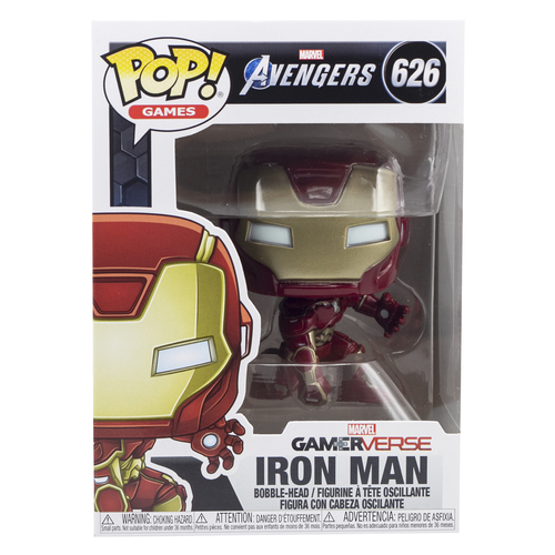  Funko POP! Bobble: Marvel: Avengers Game: Iron Man (,  1)