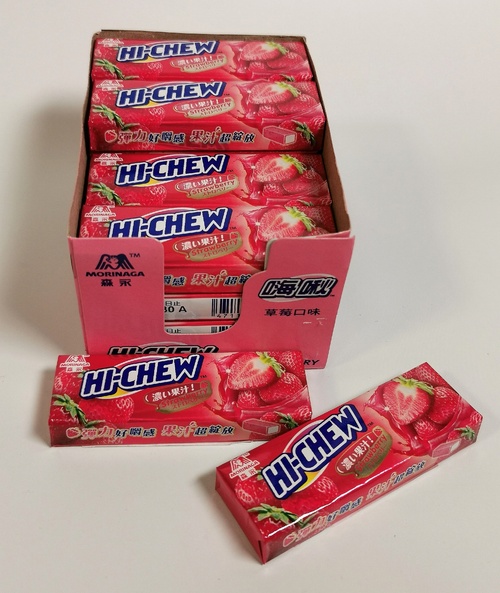 Жевательная конфета Hi-Chew со вкусом клубники