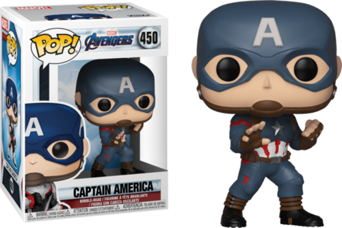  Funko POP! Bobble: Marvel: Avengers Endgame: Captain America