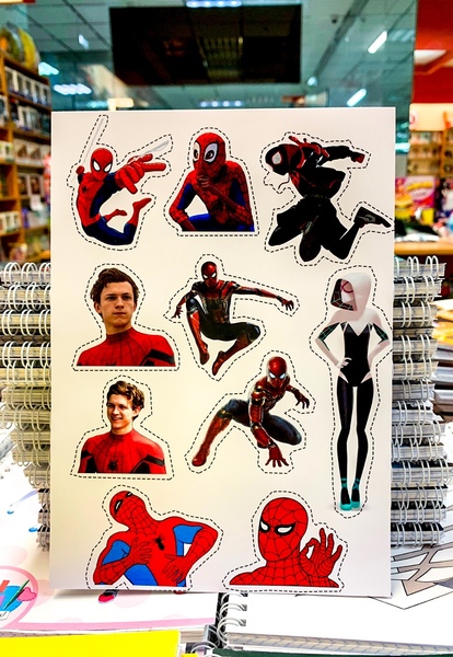 Лист наклеек Человек-паук / Spider-Man