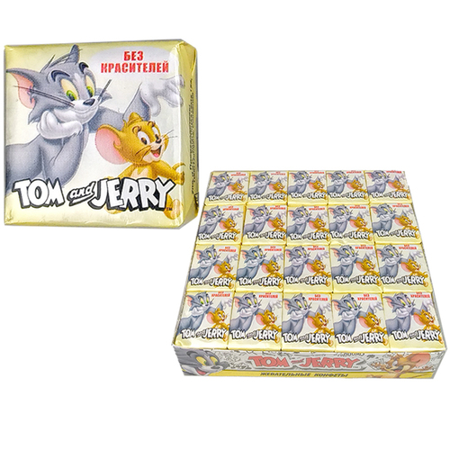 Жевательные конфеты "Том и Джерри" со вкусом Дыни