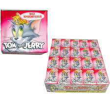 Жевательные конфеты "Том и Джерри" со вкусом Клубники