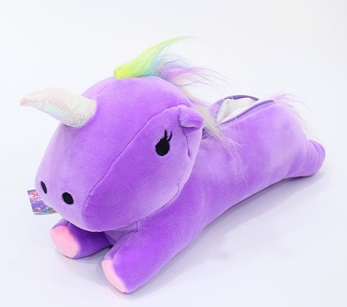 Пенал Единорог/Unicorn фиолетовый