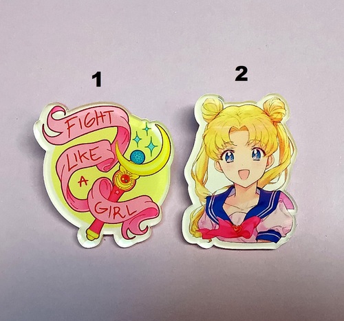Акриловый значок Сейлор Мун / Sailor Moon)