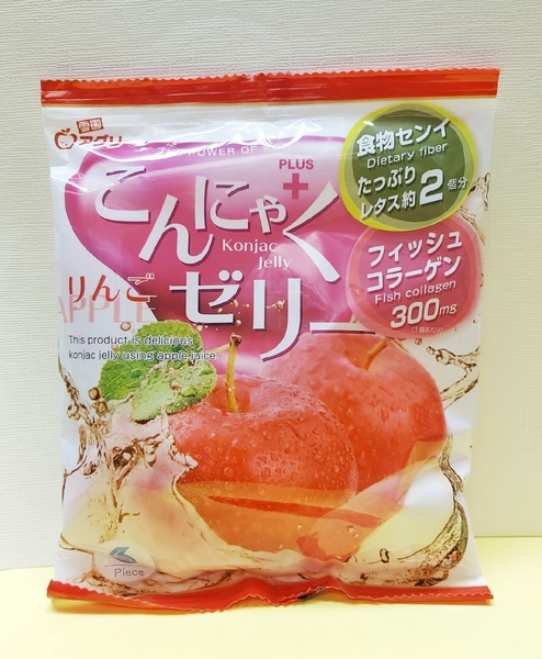 Желе “Yukiguni Aguri” Конняку со вкусом яблока
