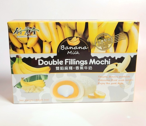 Моти "Double fillings", банан с молоком