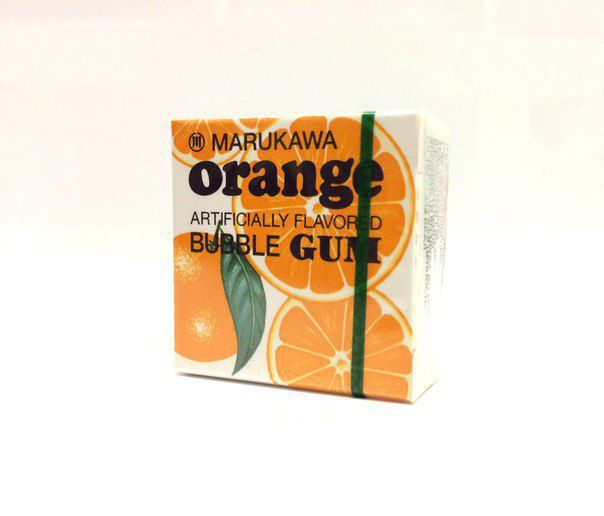 Жевательная резинка MARUKAWA (апельсин)