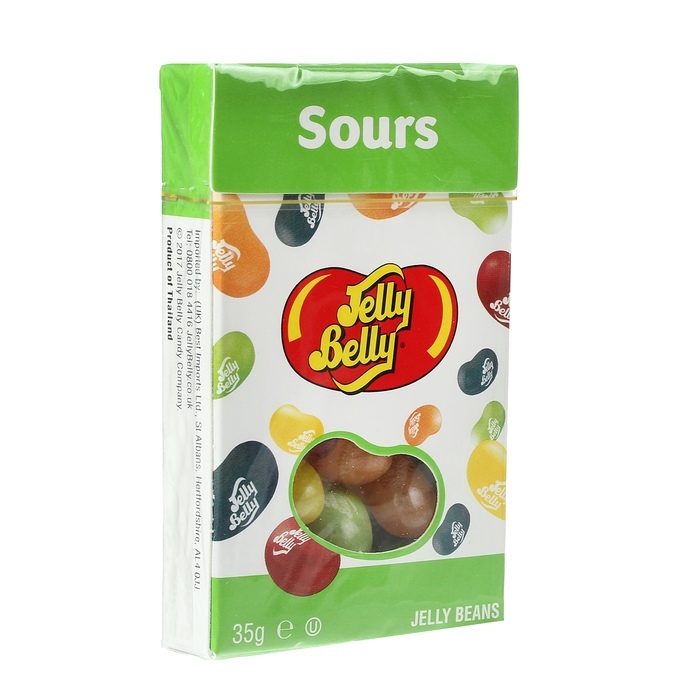 Jelly Belly кислые фрукты картонная коробка (35 г)