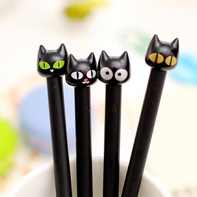 Ручка Чёрный котик