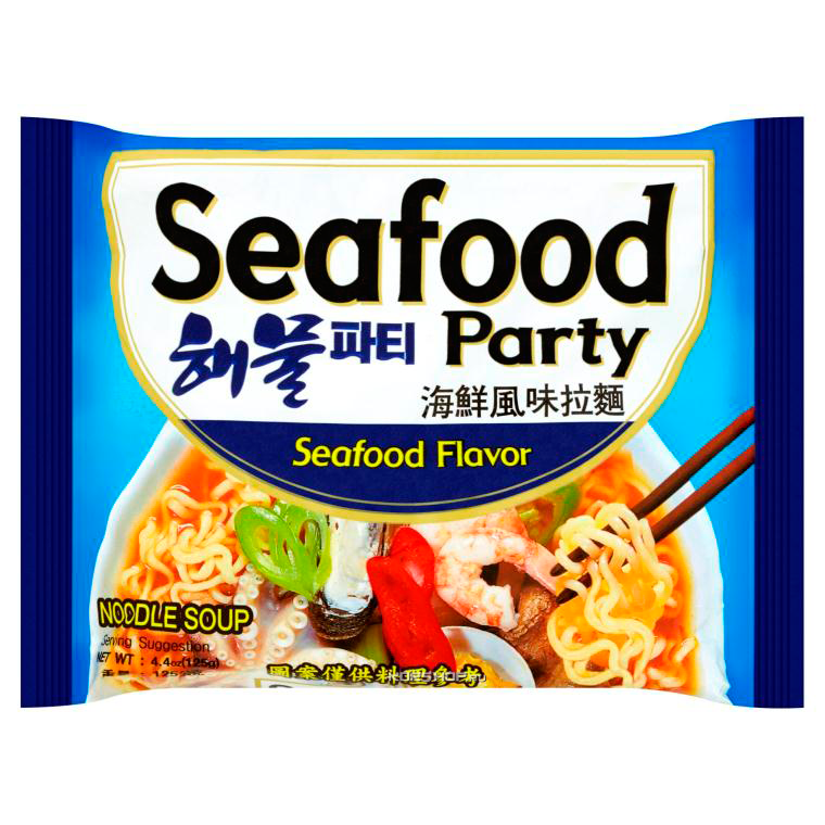 Лапша быстрого приготовления со вкусом морепродуктов "Seafood party"
