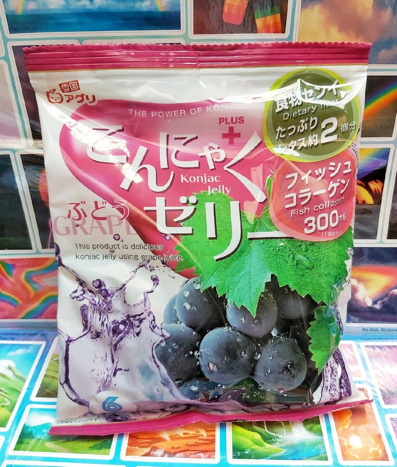 Желе “Yukiguni Aguri” Конняку со вкусом Винограда