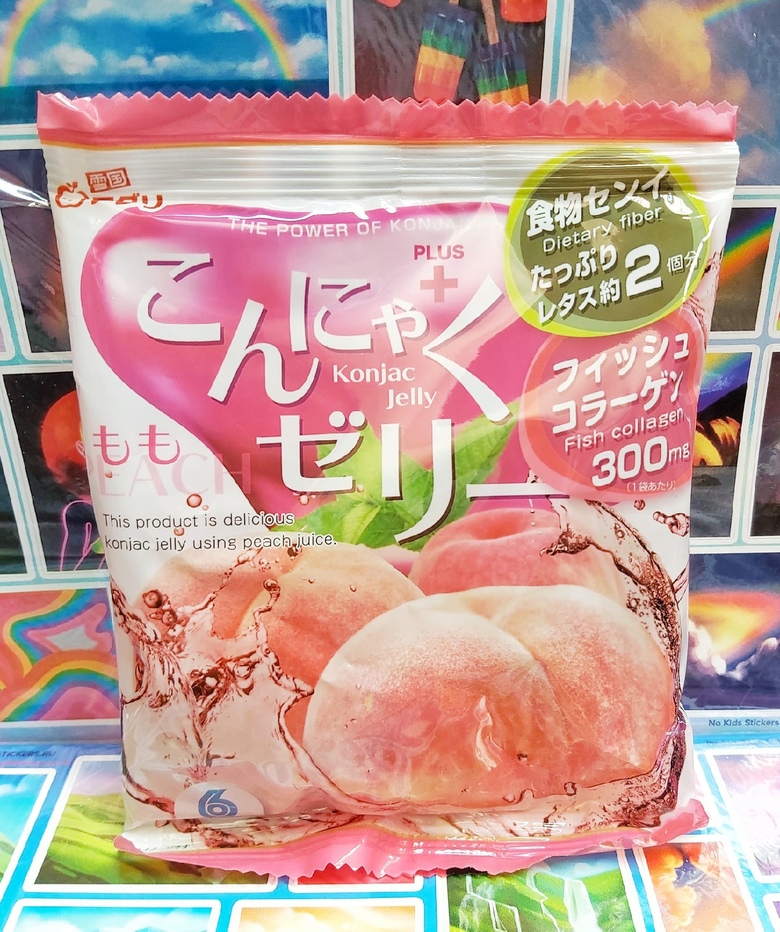 Желе “Yukiguni Aguri” Конняку со вкусом Персика