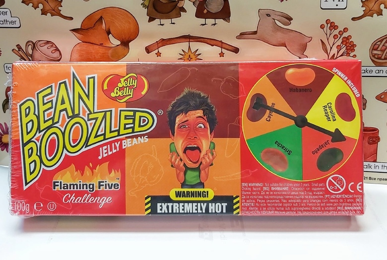 Jelly Belly" ассорти Bean Boozled Flaming Five Game