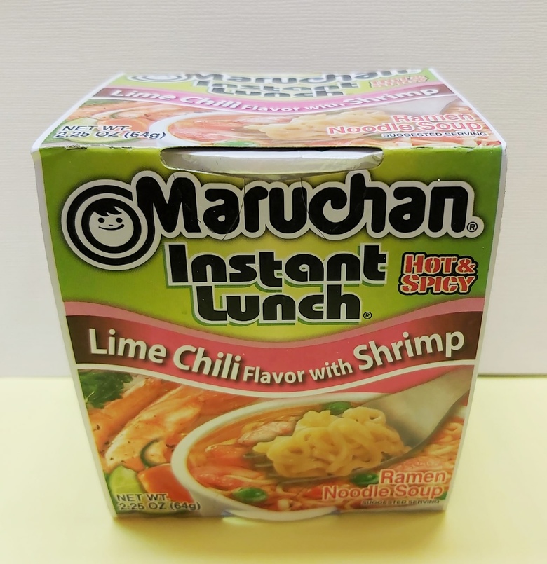 Лапша Maruchan Instant Lunch Спайси лайм с креветками