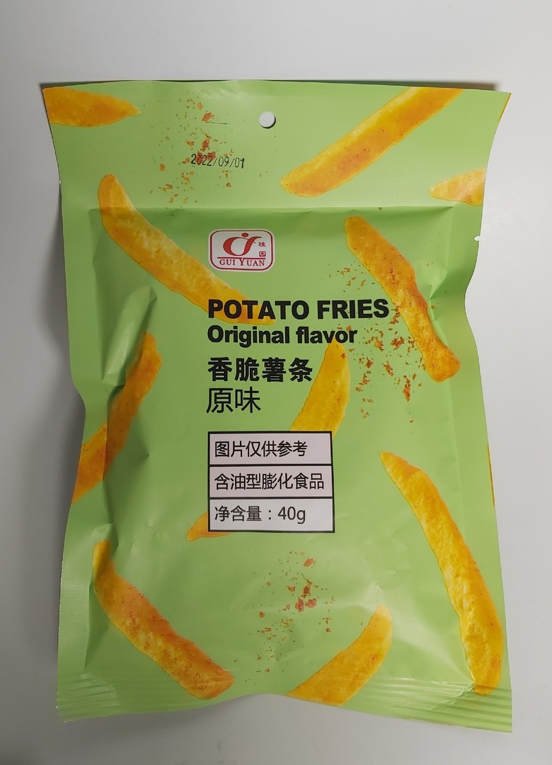 Чипсы "Potato Fries Original Flavour"