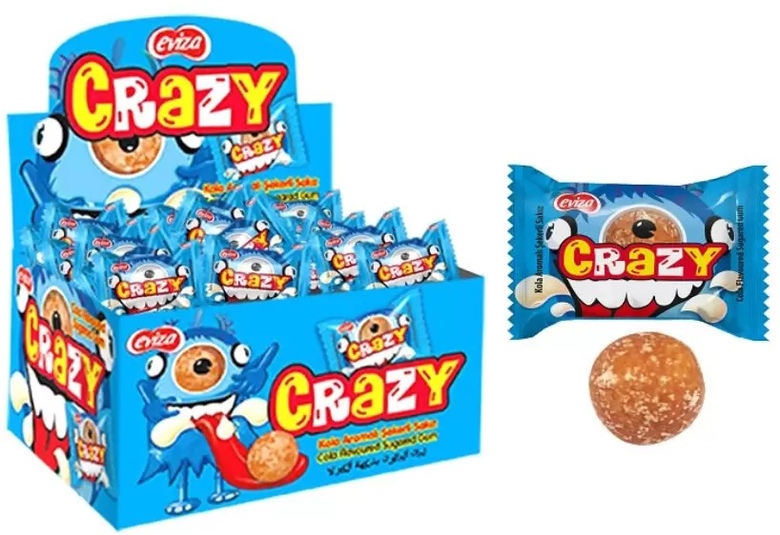  .  "Crazy gum", 