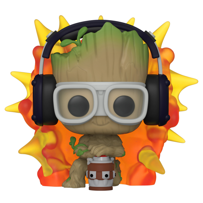  Funko POP! Bobble Marvel I Am Groot Groot With Detonator